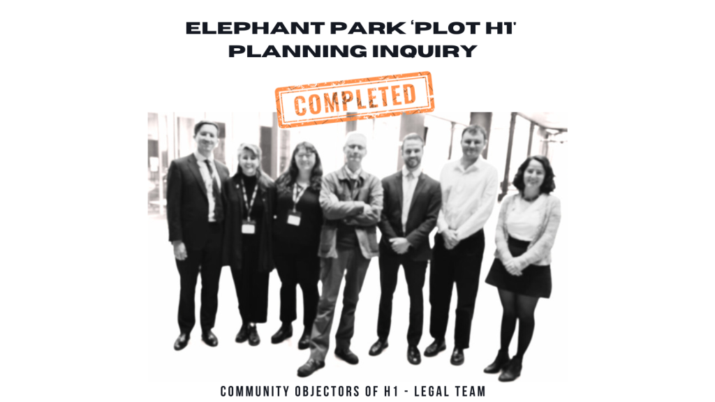Elephant Park Planning Inquiry: recap