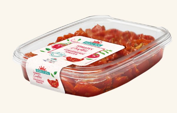 Tomates confites en quartiers