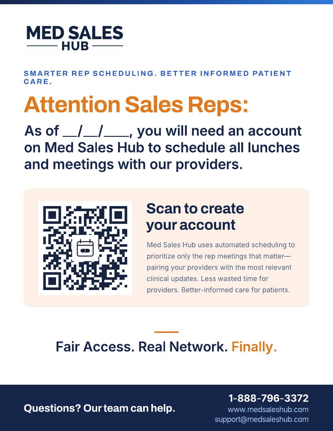 Med Sales Hub QR code