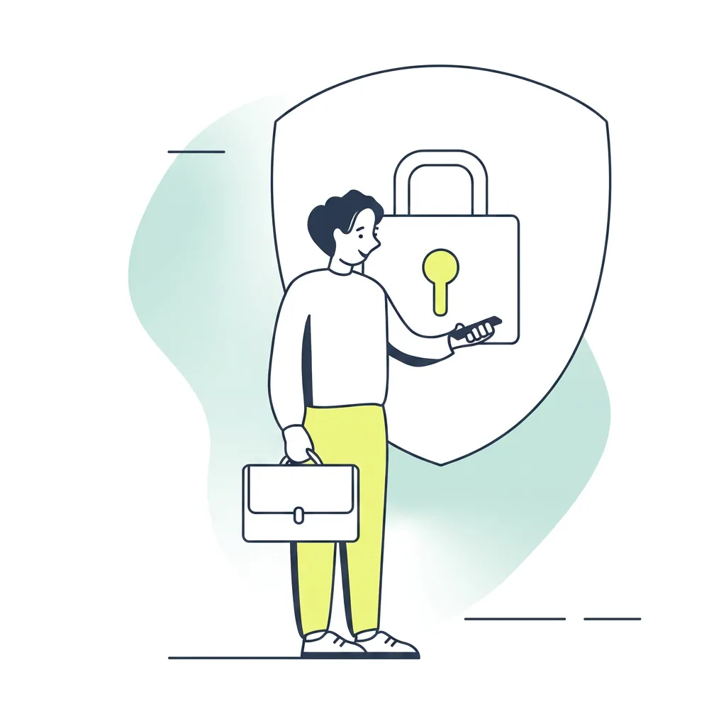 Sicherheitsillustration