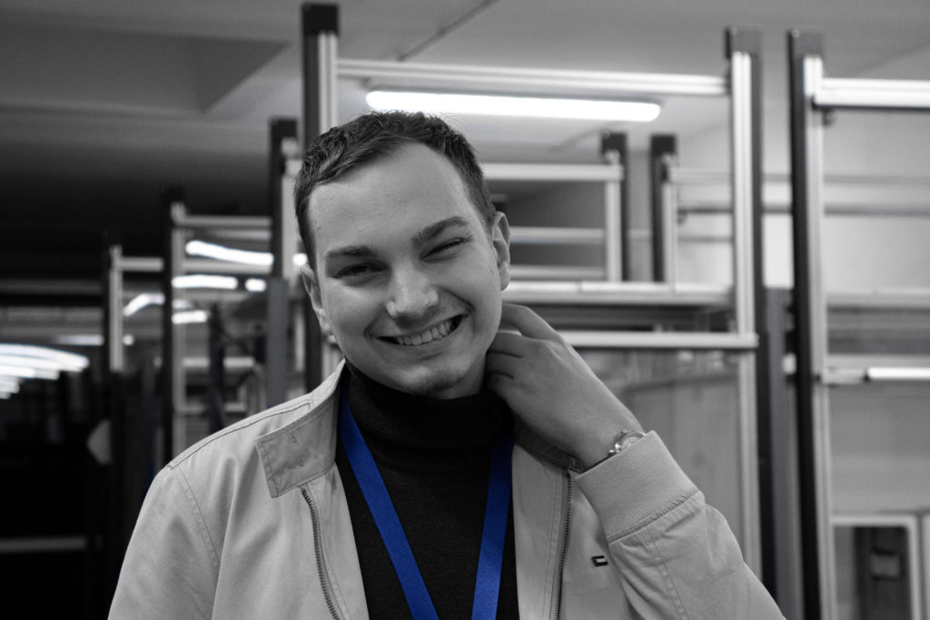 Our Englab trainee Nicolas