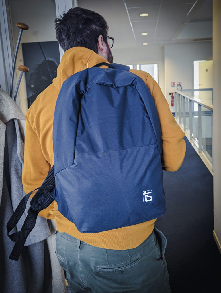 Les welcoming bag de T&S seront désormais dans un sac a dos.