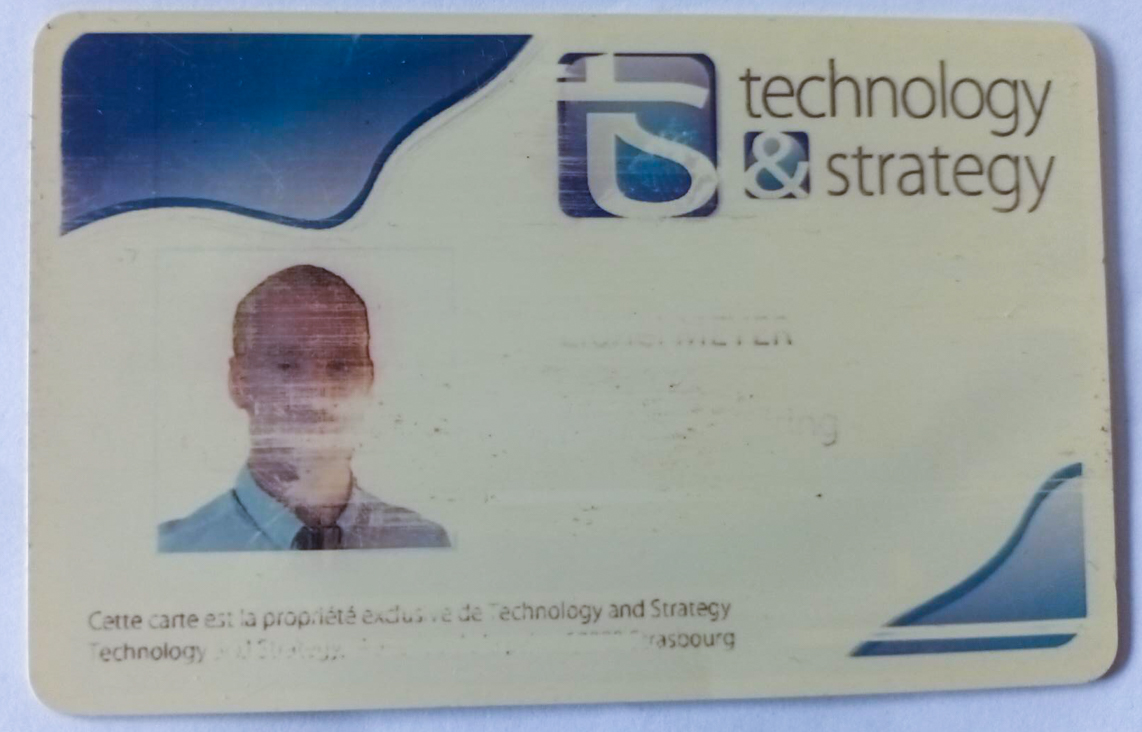 Picture of and old Technology and Strategy Badge