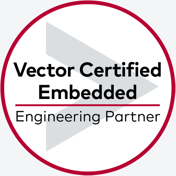 Vector certified Embedded Engineering partner medal