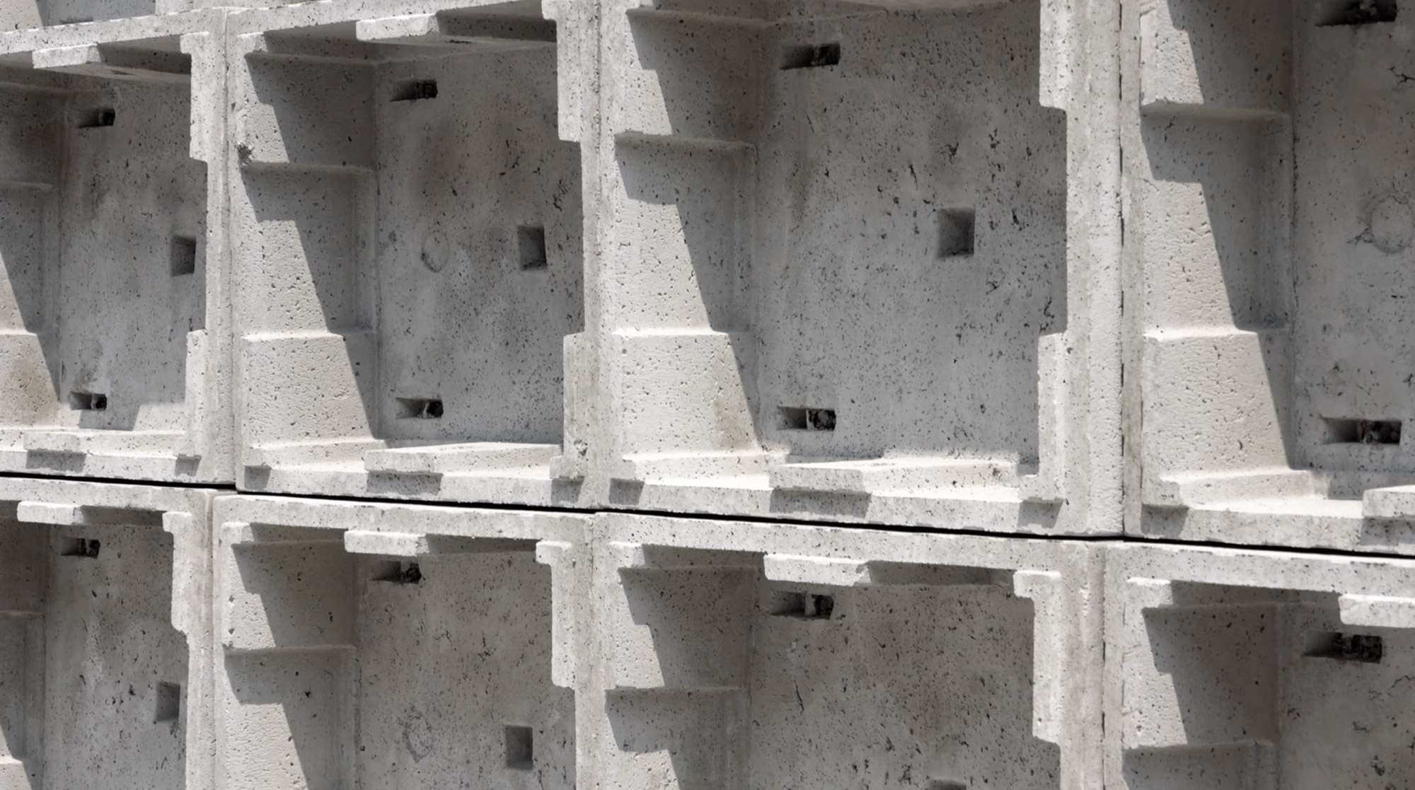Cunicoli prefabbricati in calcestruzzo sovrapposti