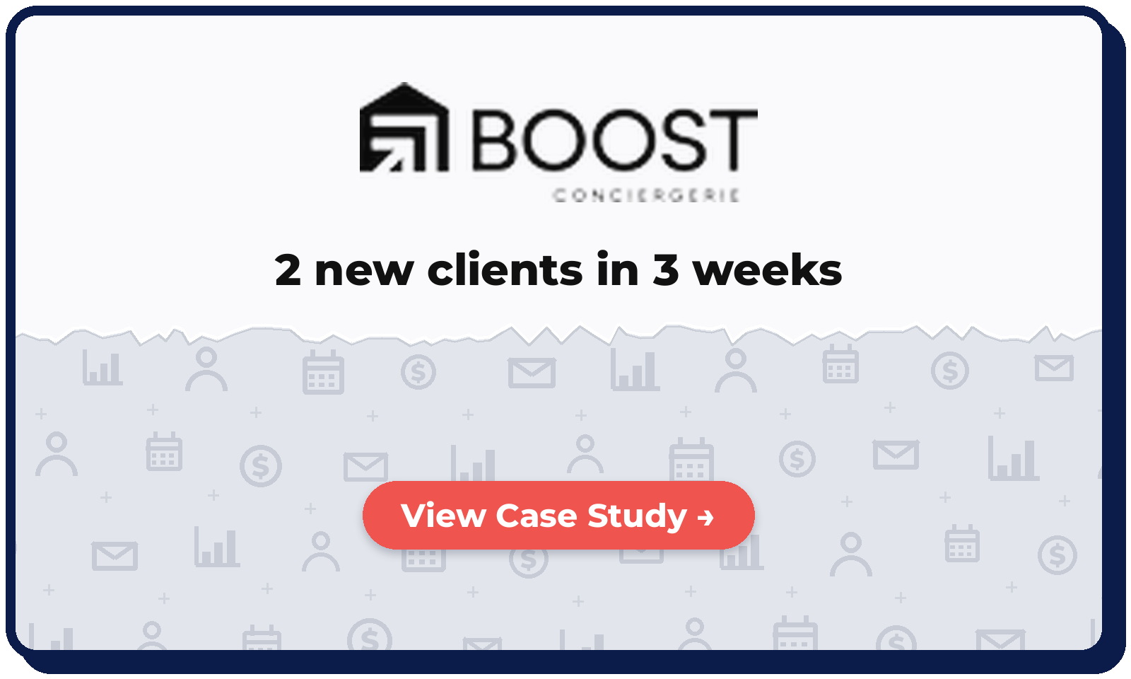 BoostConciergerie (Gaëtan Bertuit): 2 new clients in 3 weeks