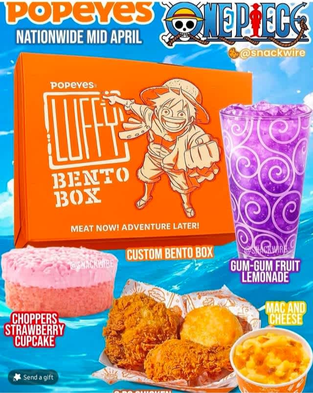 Popeyes x One Piece Meal premiers on April 13, 2026