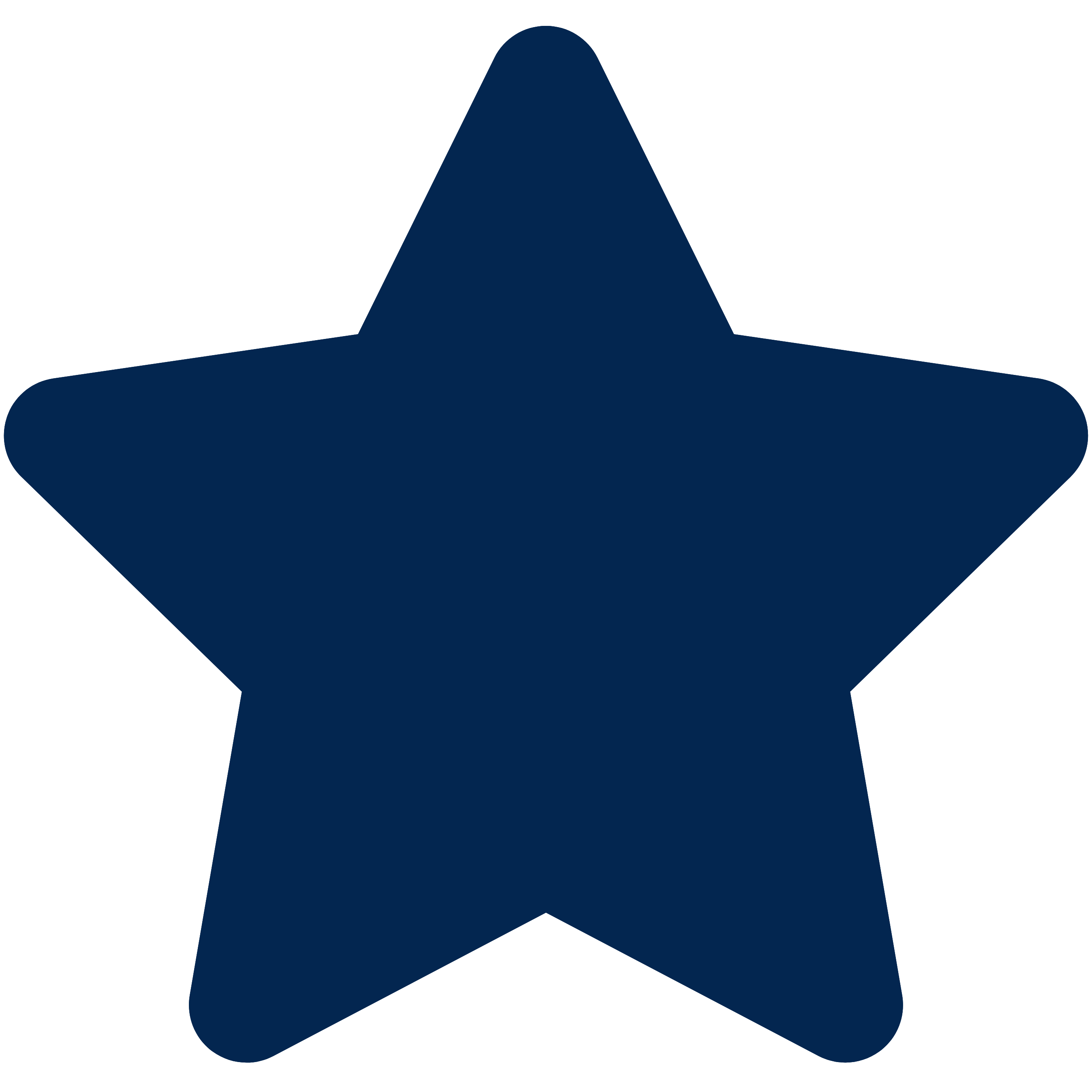 Solid dark blue five-pointed star shape on a transparent background.