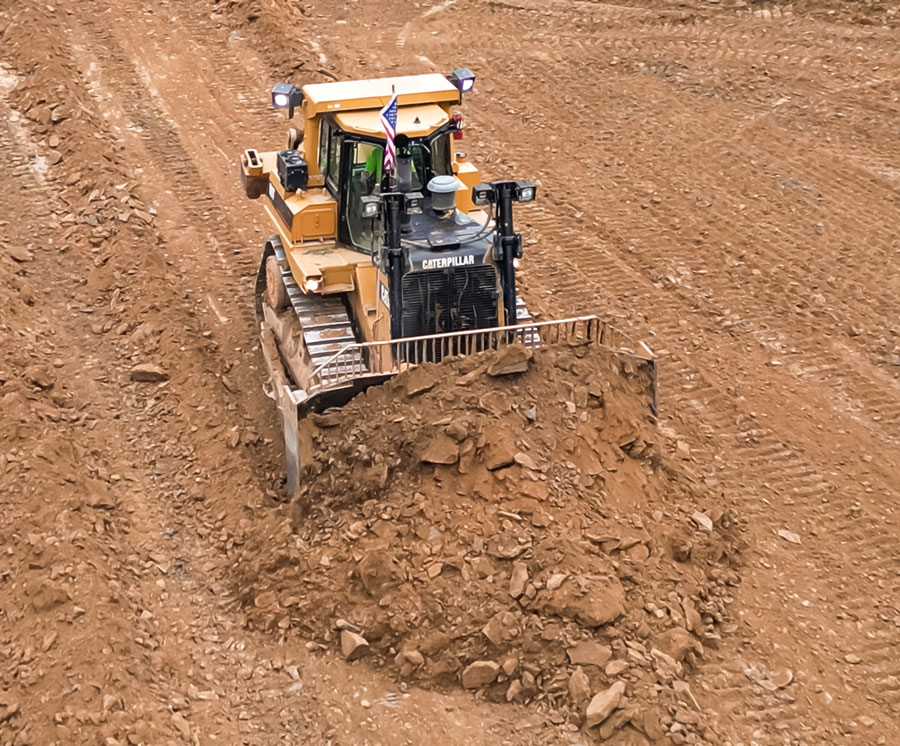 Commercial mass excavation