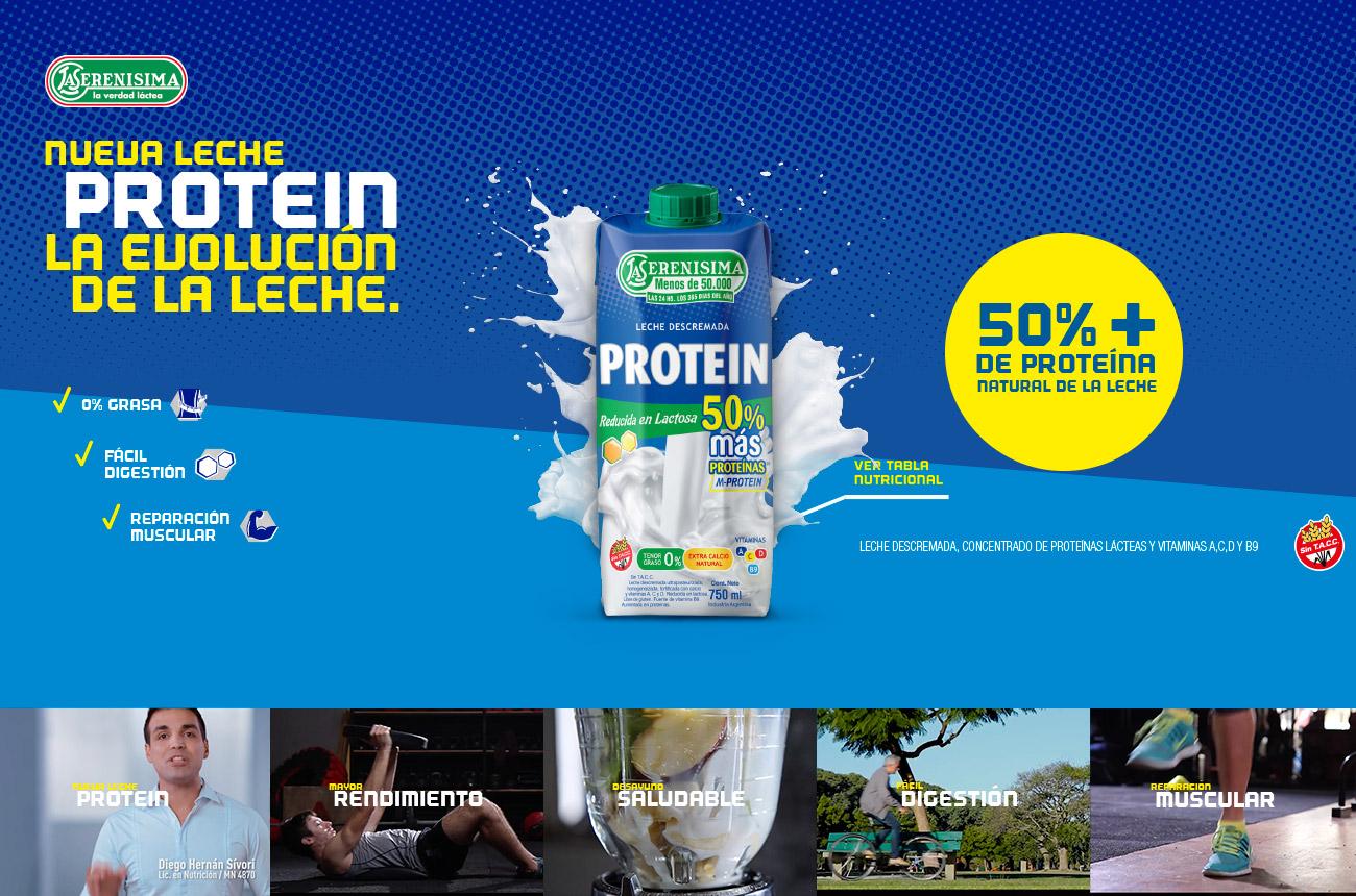 Website Protein La Serenisima
