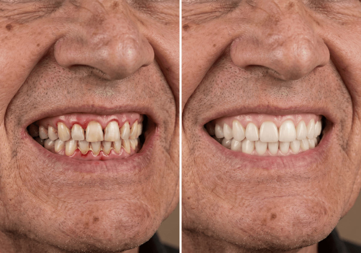 History of periodontal issues