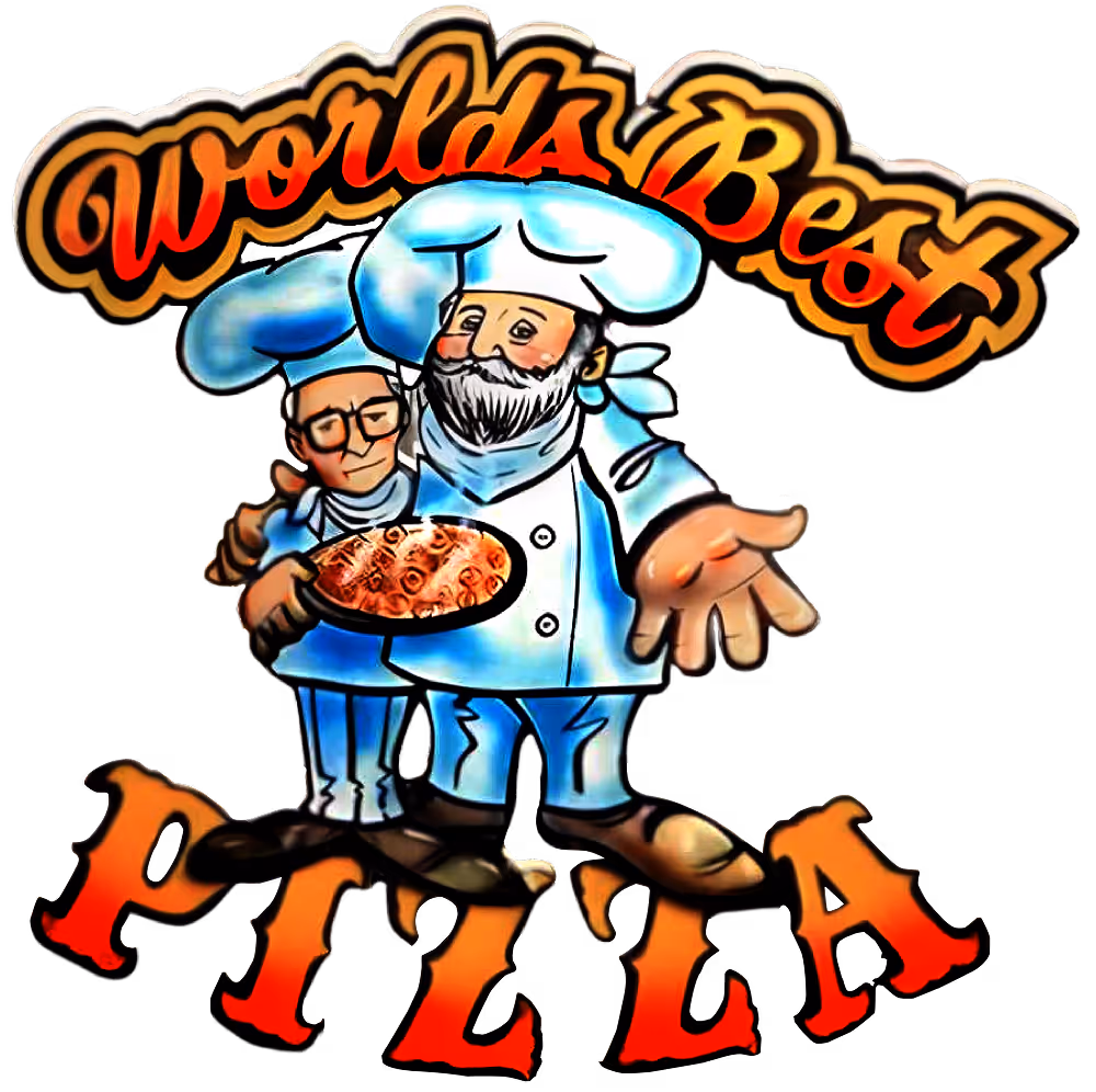 World's Best Pizza logo.