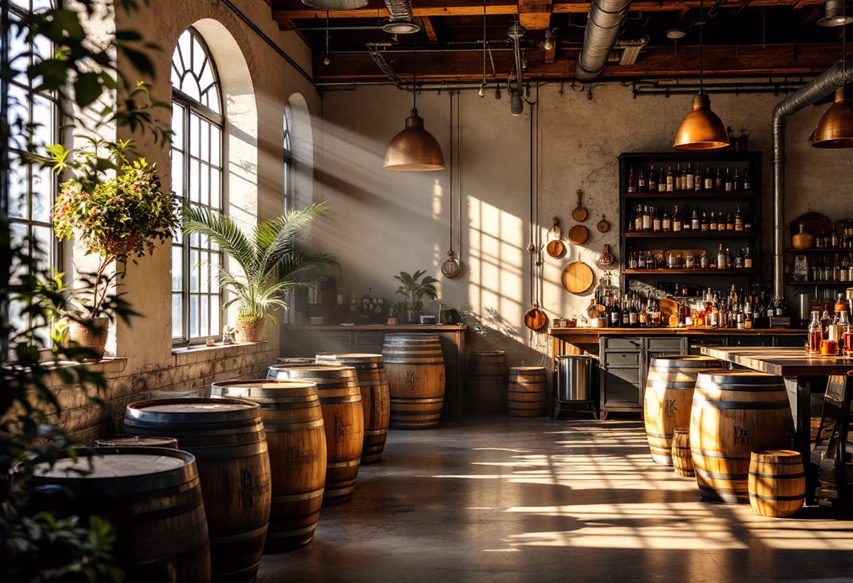 [background image] image of office space (for a distillery)