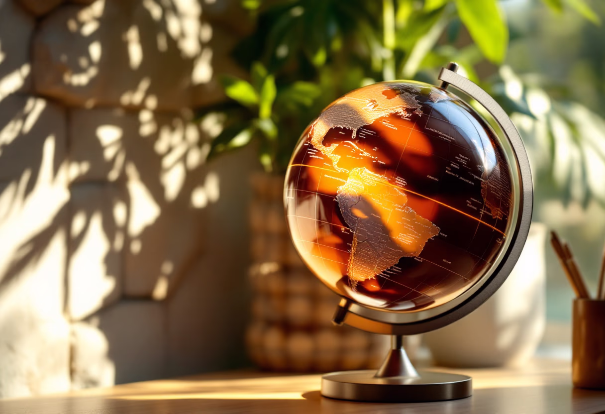 image of a globe (for a travel tech)