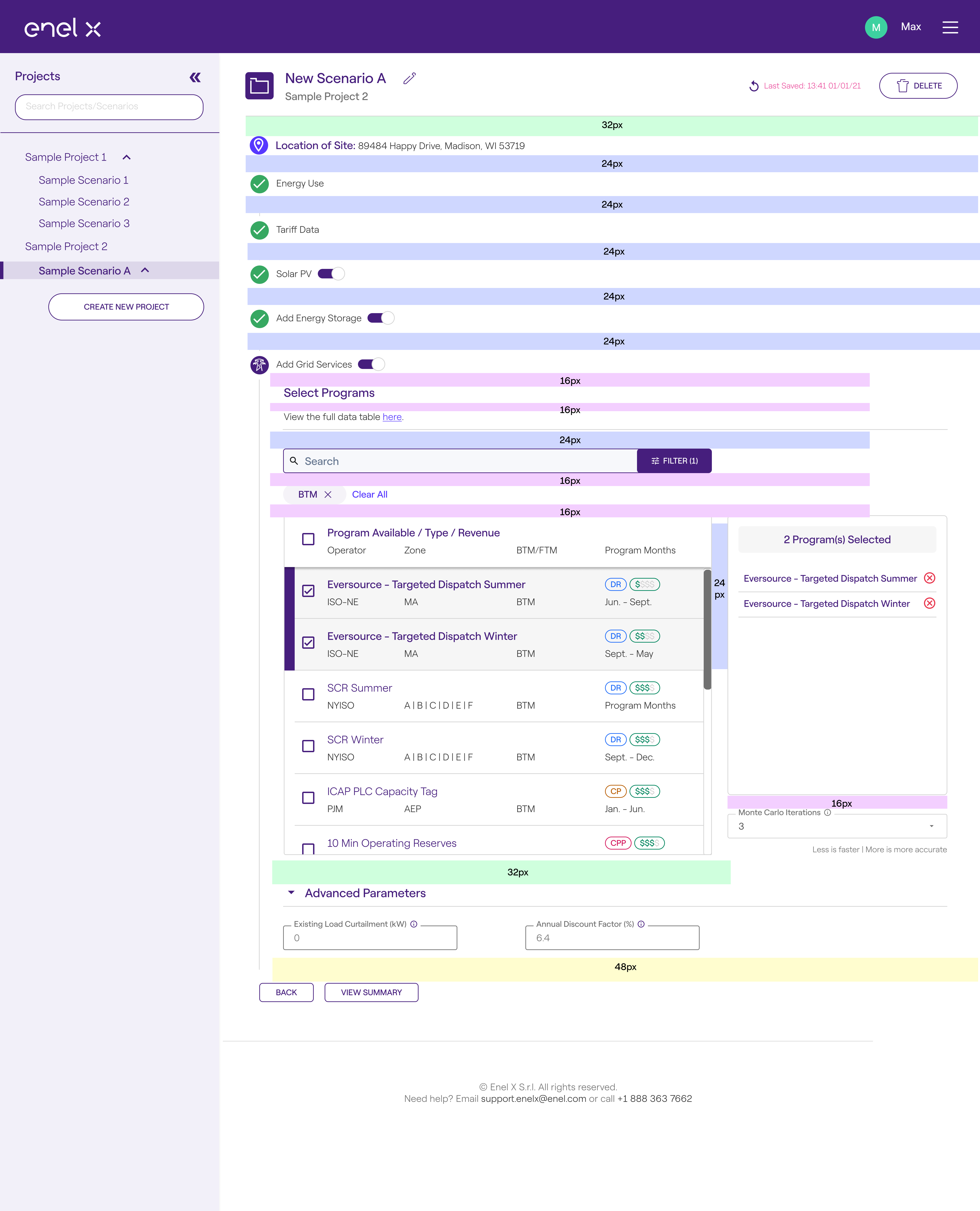 Crazy Eights diagram by Project Manager that includes handwritten notes outlining features like auto-fill, visual data, assistant, map, and graphs.