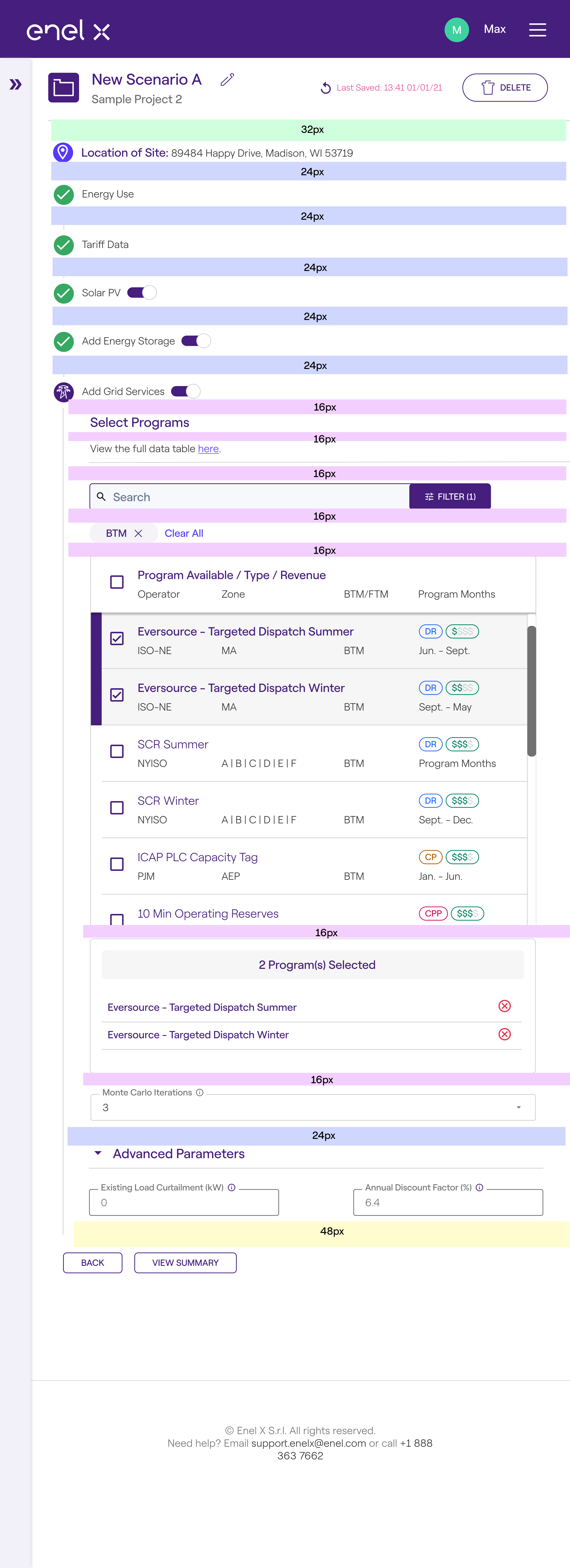 Crazy Eights diagram by Project Manager that includes handwritten notes outlining features like auto-fill, visual data, assistant, map, and graphs.