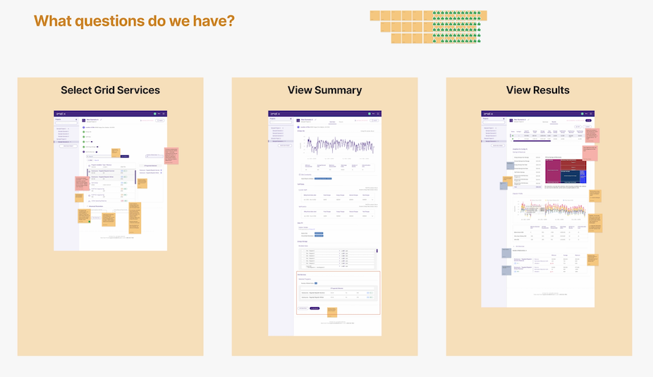 Crazy Eights diagram by Designer that includes handwritten UX design notes on shopping cart, info icons, hover color, error message, graphs.