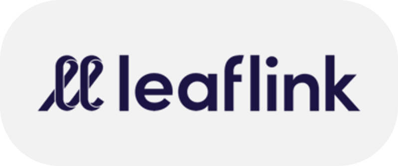 LeafLink logo - cannabis wholesale marketplace platform