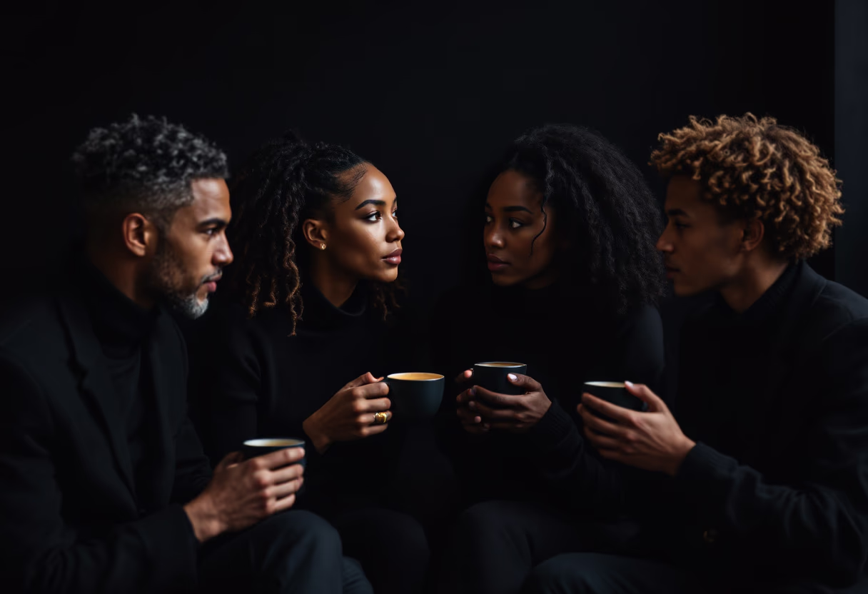 image of people enjoying coffee