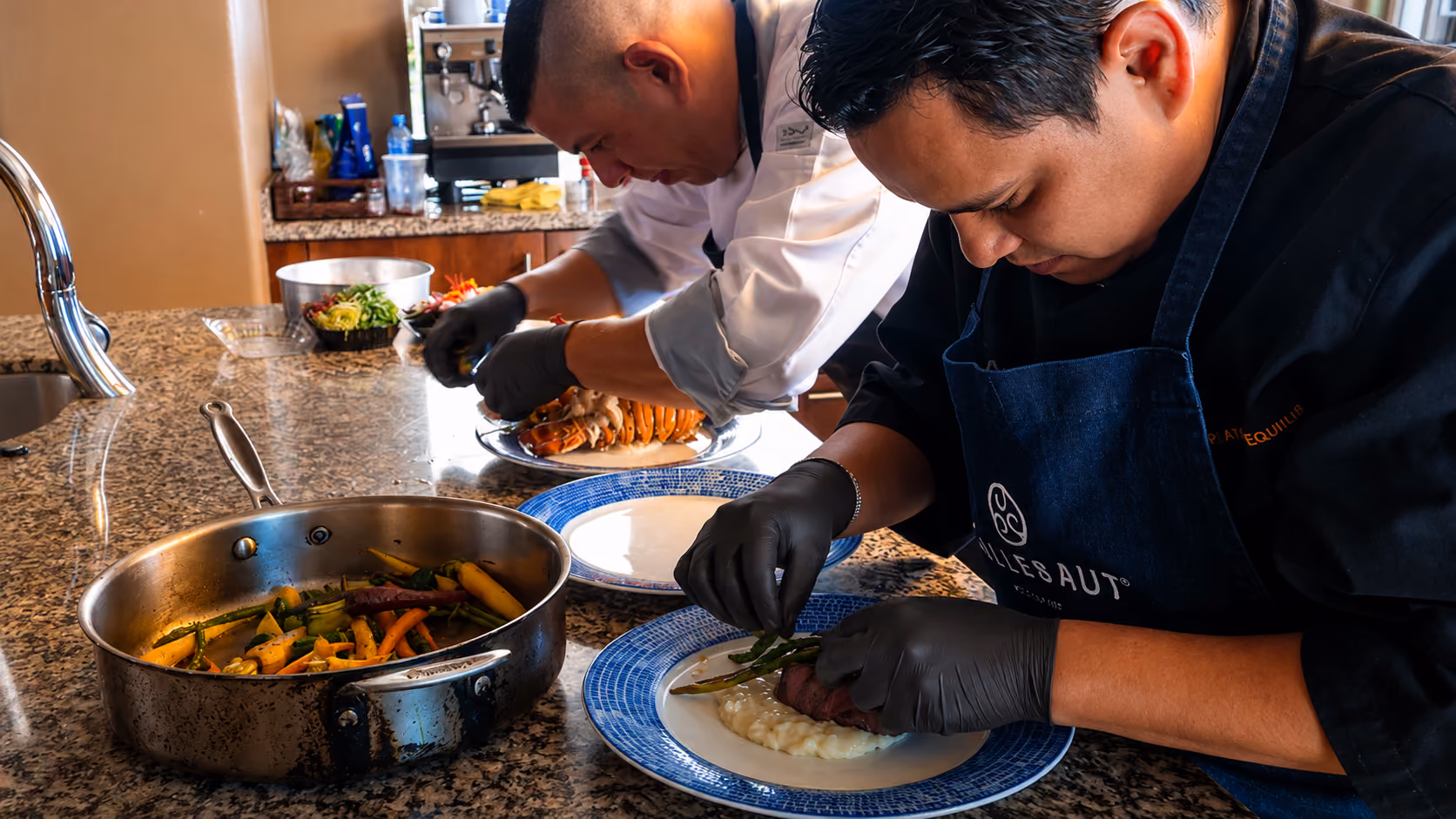 Villa Montecito chefs cooking