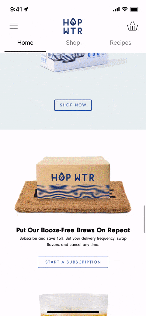 HOP WTR: Product Bundling