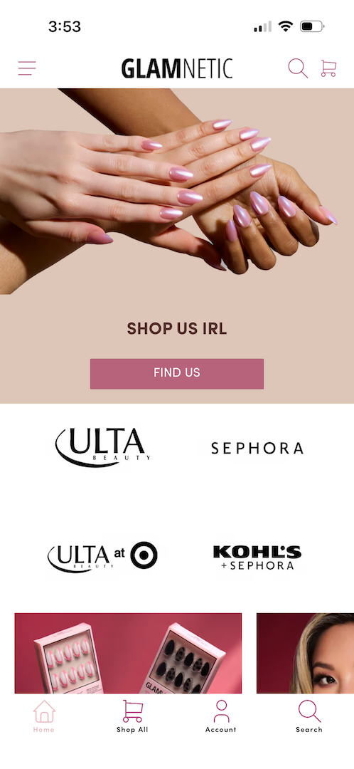 Glamnetic: Store Locator