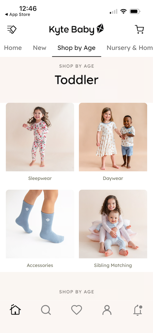 Kyte Baby: Shop By Page