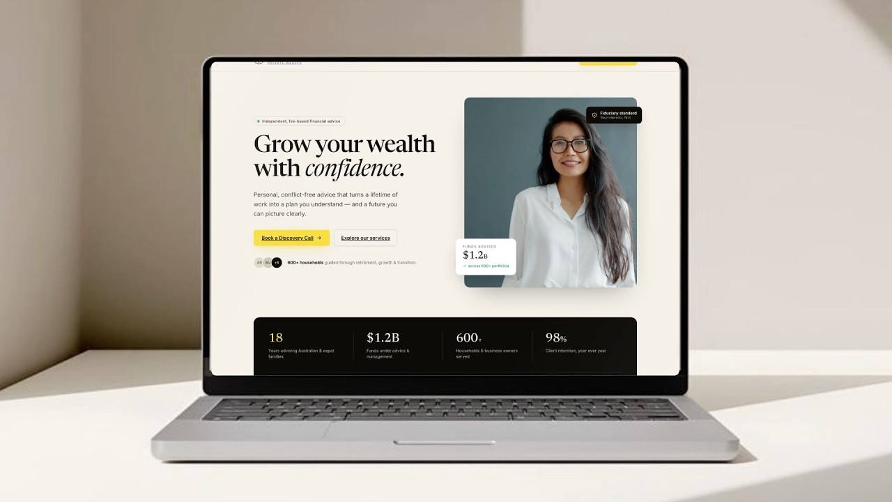 Northbourne Private Wealth authority site — fiduciary financial advisory website design showcase
