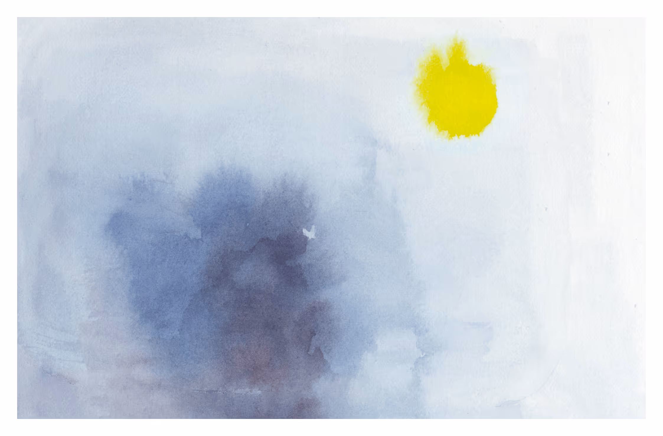 Watercolor studies inspired by the atmosphere of En attendant Godot. Soft washes, fading pigments, and isolated points of color evoke emptiness, stillness, and the passage of time, while the subtle contrast between light and dark suggests uncertainty and quiet anticipation.

Mark-making by Amy Yi