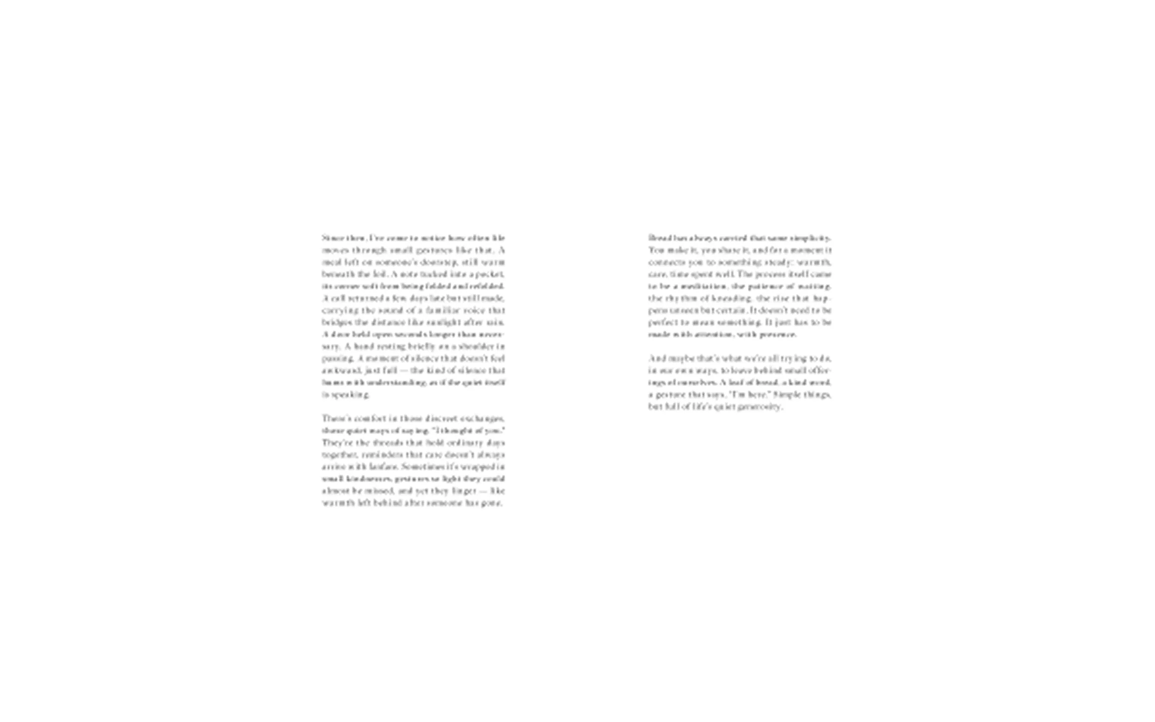 Cookbook bread section opener