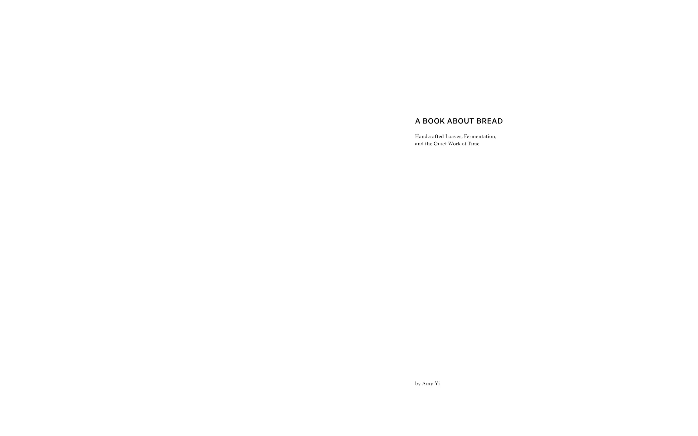 Title page of cookbook