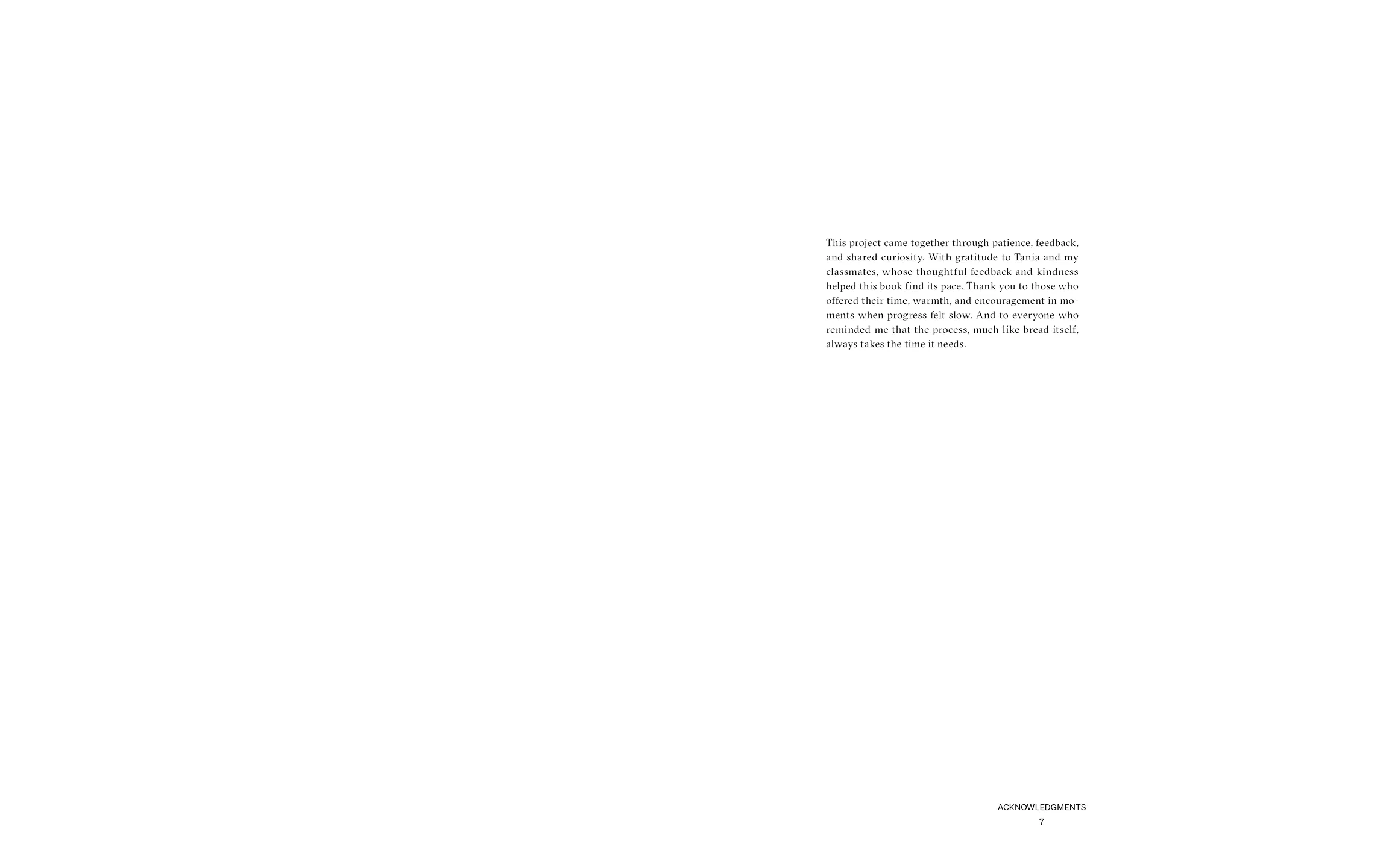 Cookbook acknowledgements