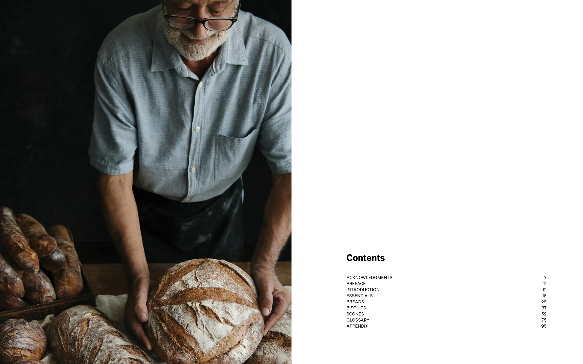 Table of content of the cookbook