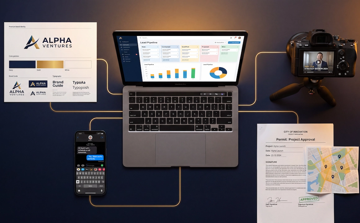 GenCore AI Growth System — five connected services for home service businesses