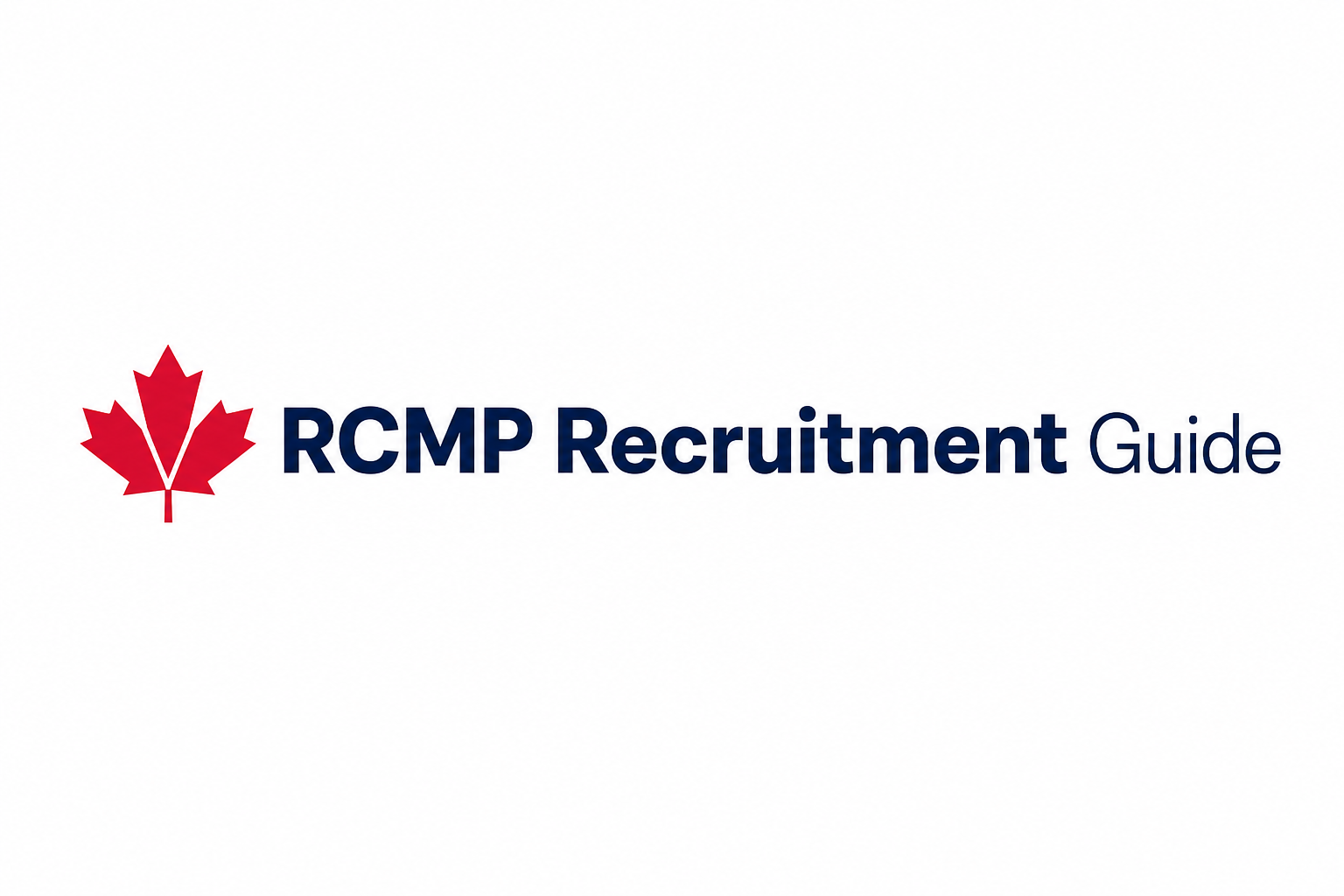 RCMP Recruitment Guide home