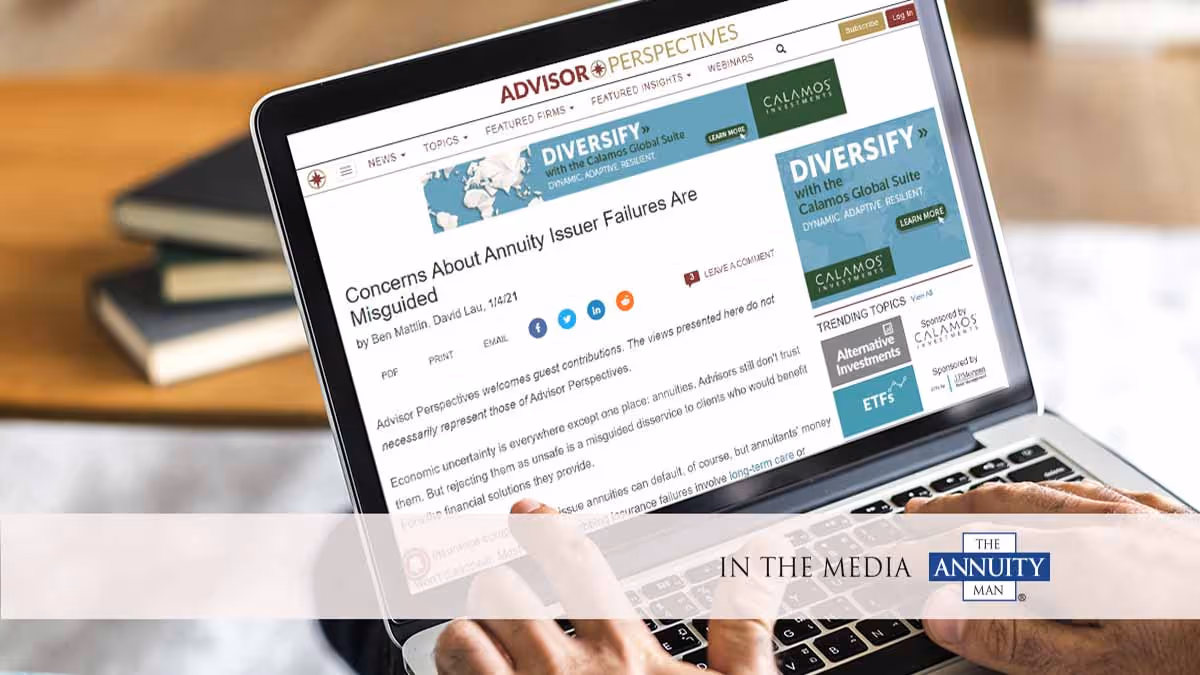 Concerns About Annuity Issuer Failures Are Misguided