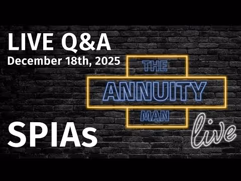 Single Premium Immediate Annuities - The Annuity Man Live Event