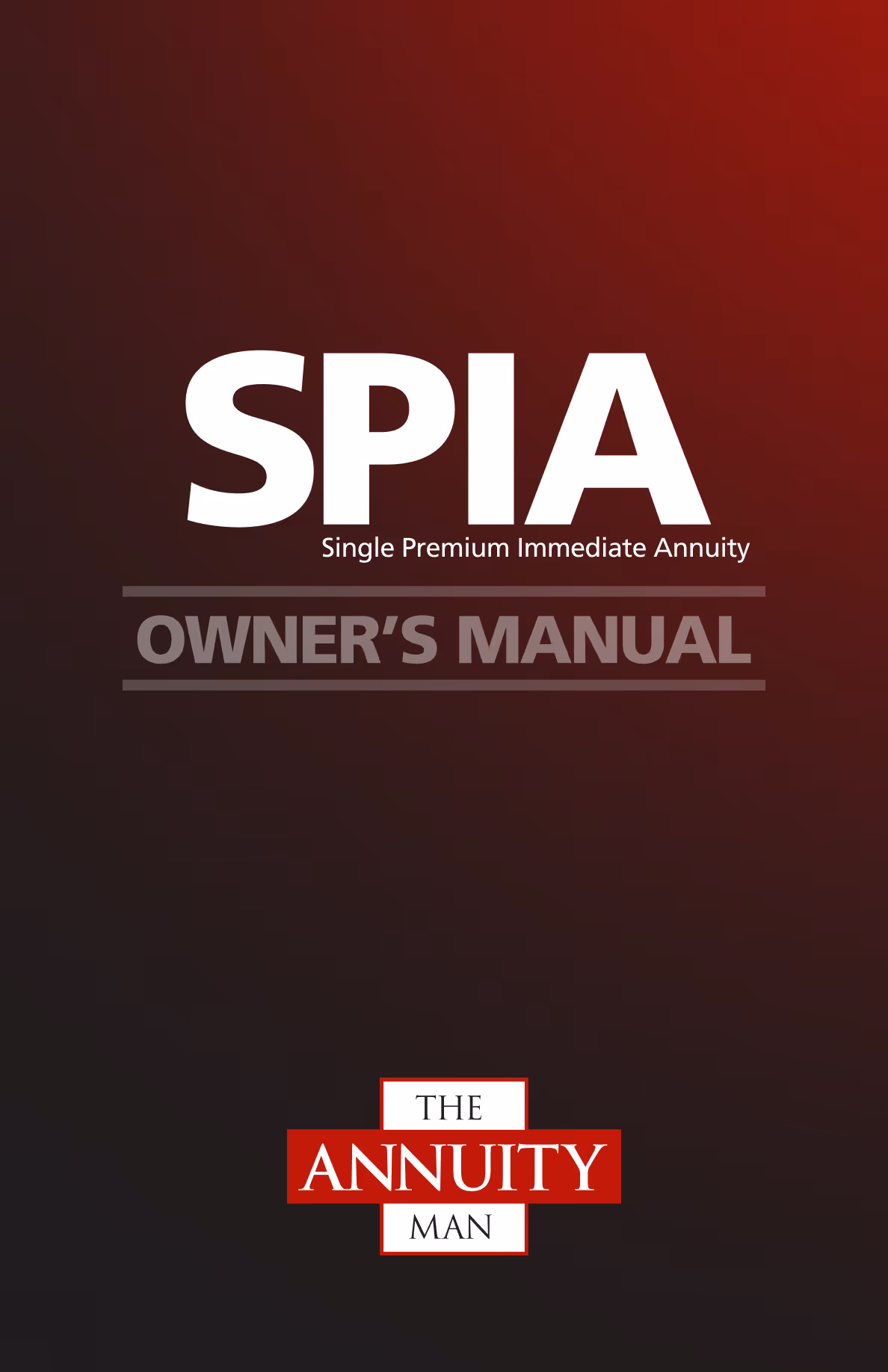 SPIA Owner’s Manual