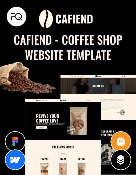 Cafiend - Food & Drink Website Template