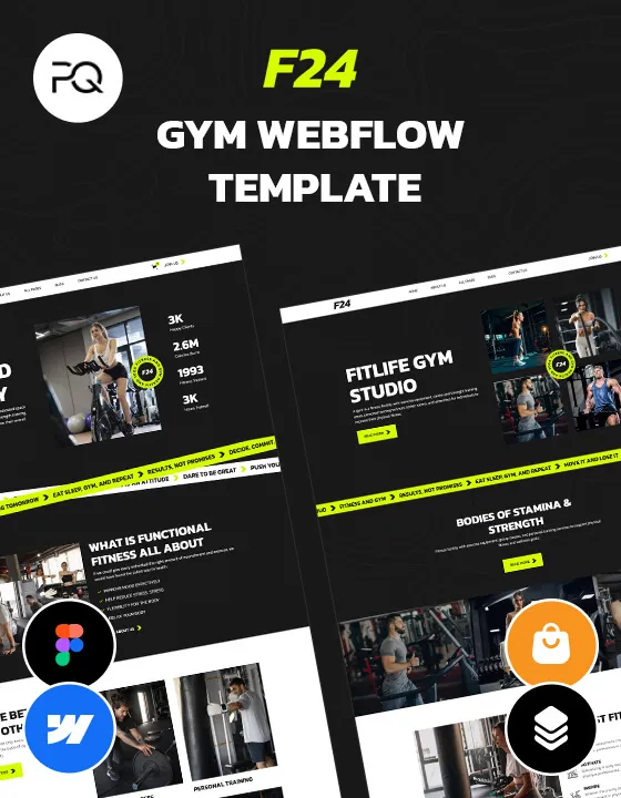 F24 - Modern Gym Studio Template