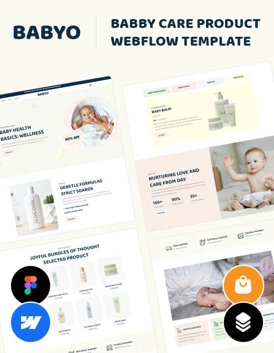 Babyo - Baby Care Website Template