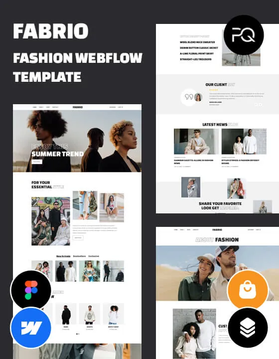 Fabrio - Fashion Website Template