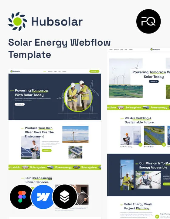 Hubsolar - Renewable Energy Website Template