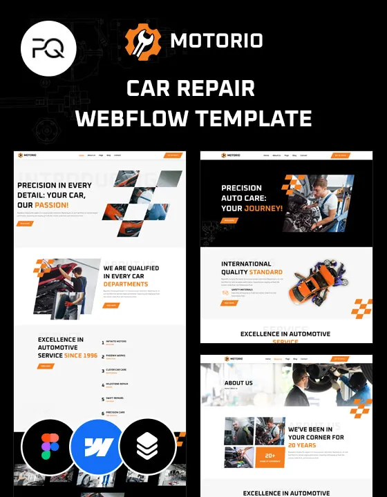Motorio - Transportation Website Template