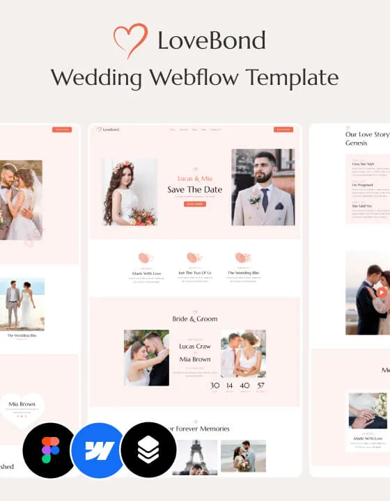 Lovebond - Weddings & Events Website Template