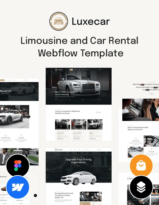 Luxecar - Cars Rental & Dealership Website Template