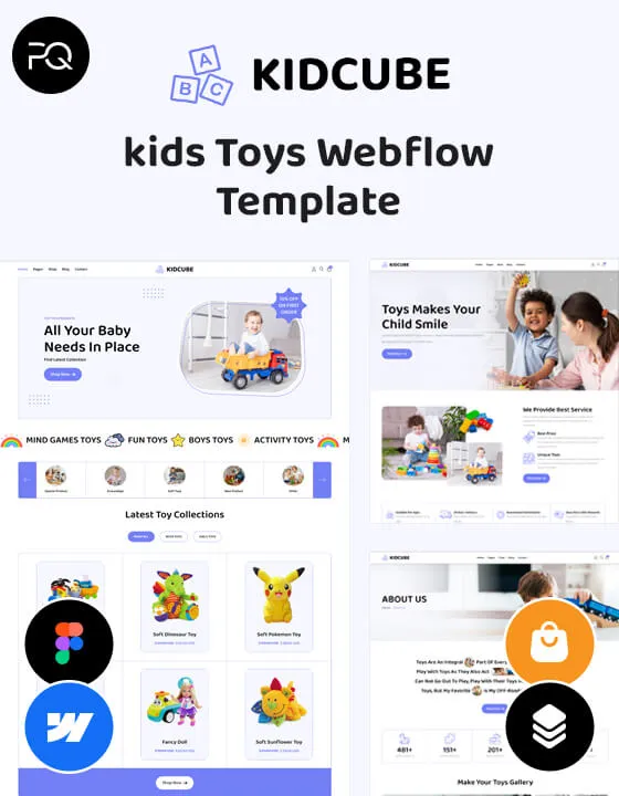 Kidcube - Kids Shop Website Template