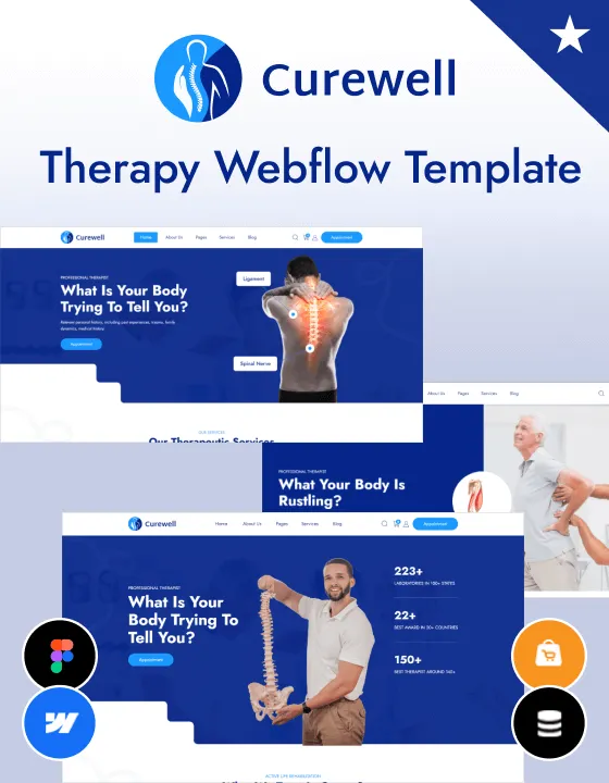 Curewell - Therapy Website Template 