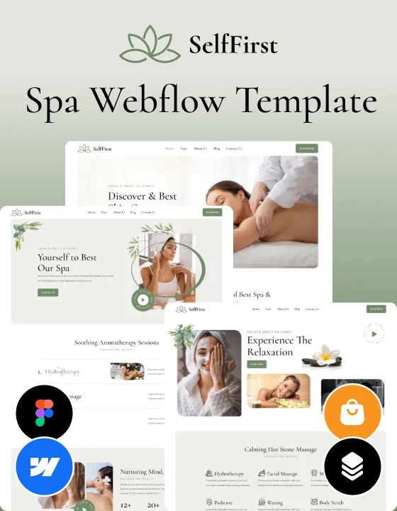 SelfFirst - Spa Website Template