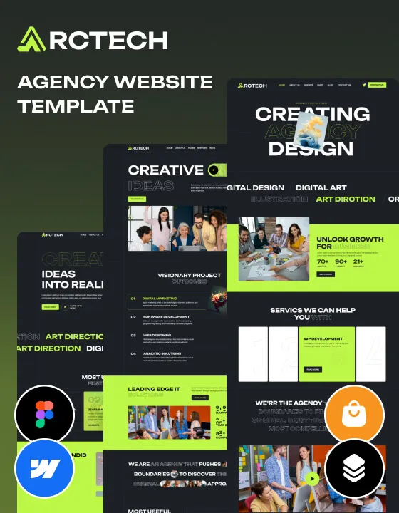 Arctech - Agency Website Template